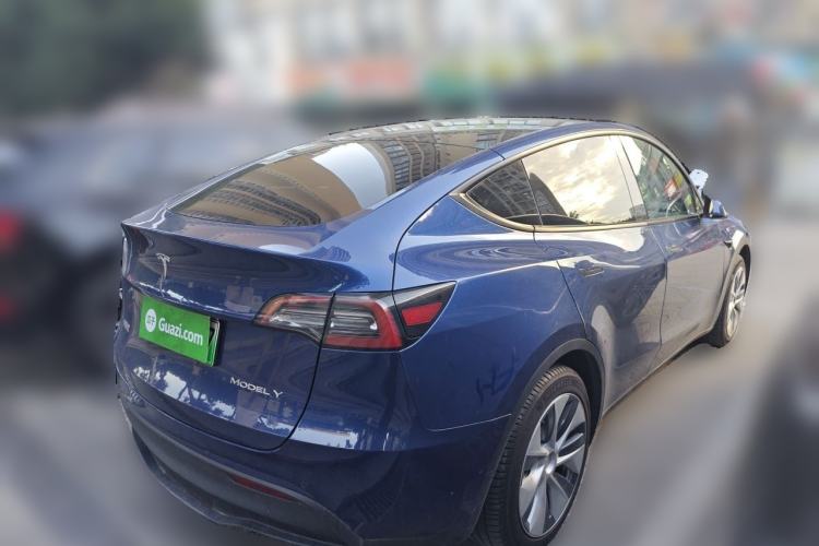 Used Tesla Model Y 2022 Revised Version Rear-Wheel Drive Rear Right 45 Deg