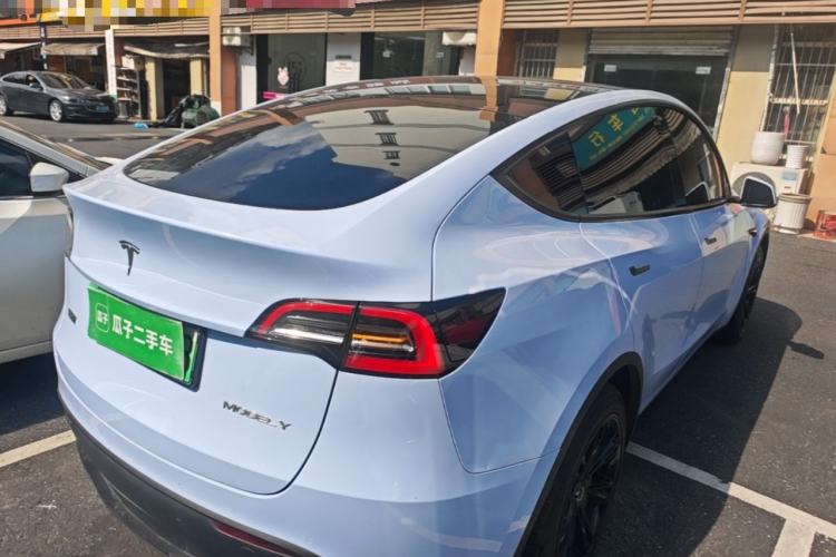 Used Tesla Model Y 2022 Revised Version Rear-Wheel Drive Rear Right 45 Deg