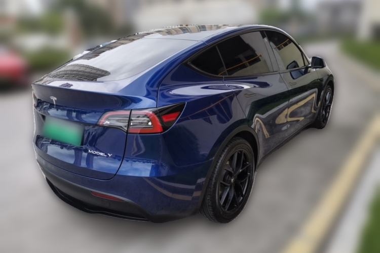 Used Tesla Model Y 2022 Revised Version Rear-Wheel Drive Rear Right 45 Deg