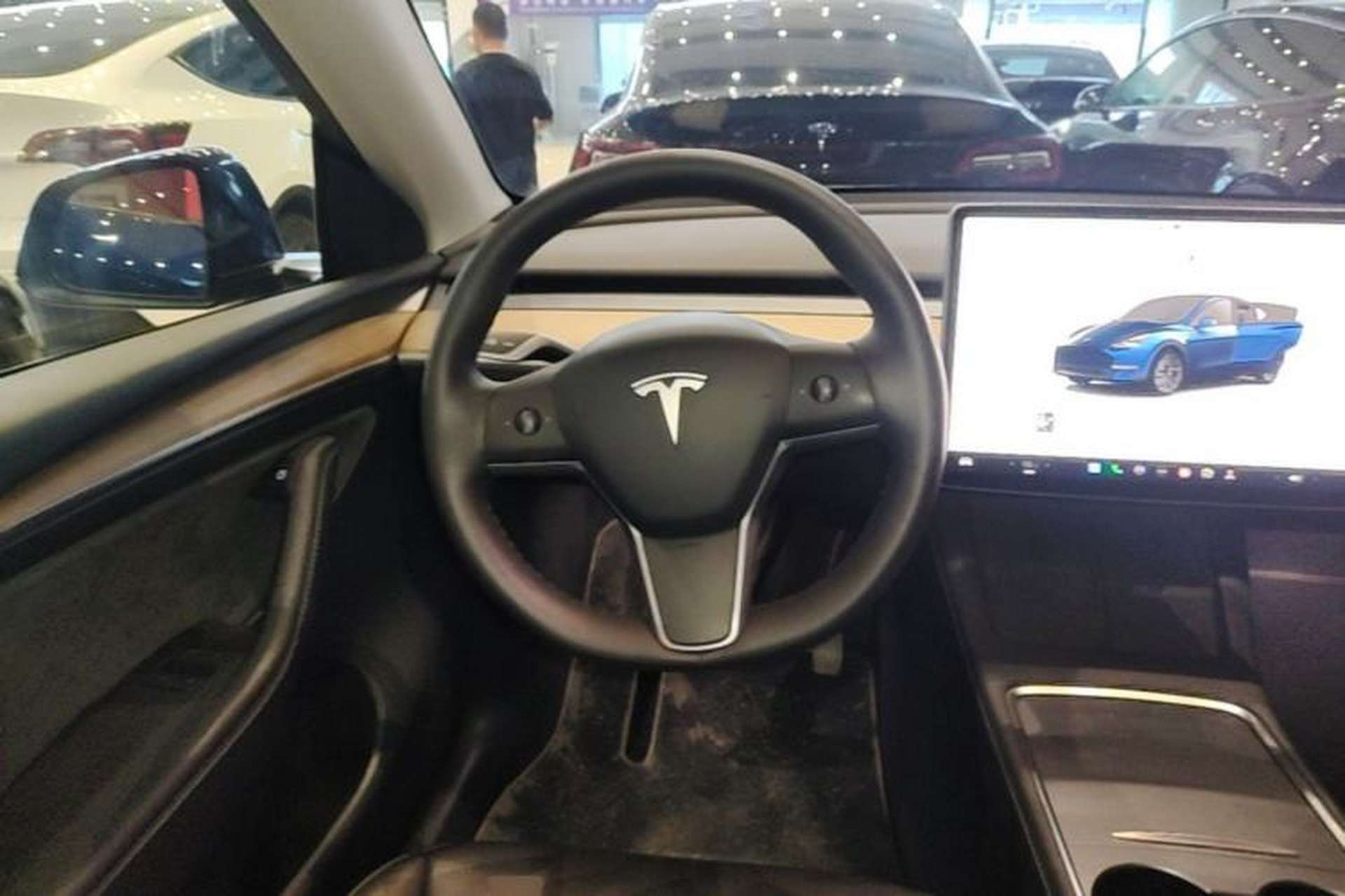 Used Tesla Model Y 2022 Rear-Wheel-Drive Version Steering Wheel
