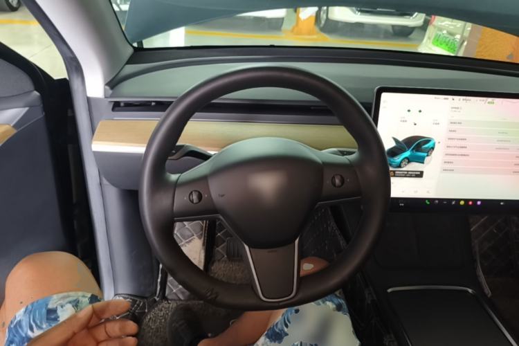 Used Tesla Model Y 2022 Rear-Wheel-Drive Version Steering Wheel