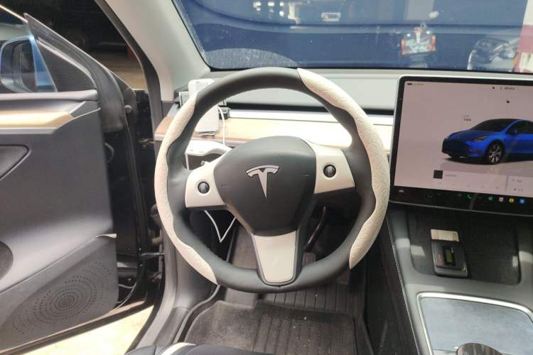 Used Tesla Model Y 2022 Rear-Wheel-Drive Version Steering Wheel