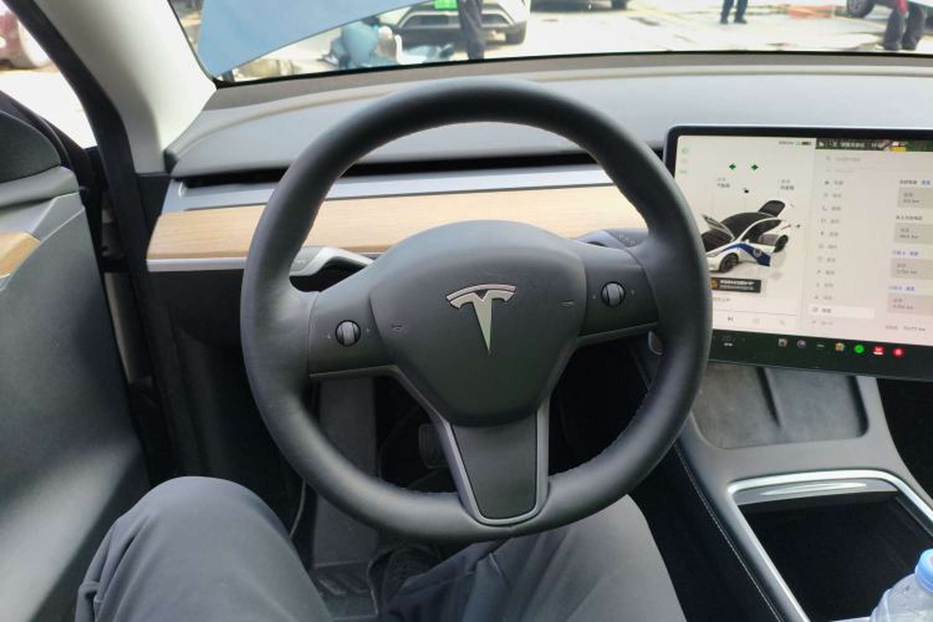 Used Tesla Model Y 2022 Rear-Wheel-Drive Version Steering Wheel