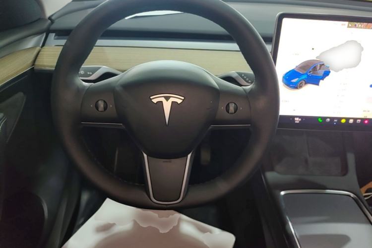 Used Tesla Model Y 2022 Revised Version Long-Range All-Wheel Drive Steering Wheel
