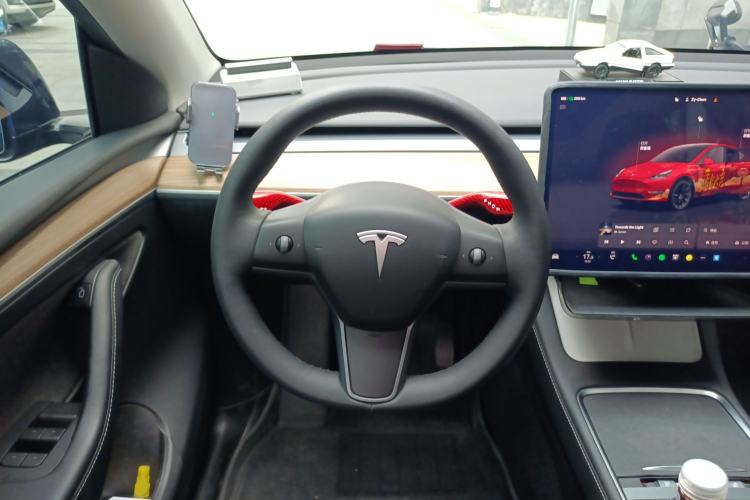 Used Tesla Model Y 2022 Rear-Wheel-Drive Version Steering Wheel