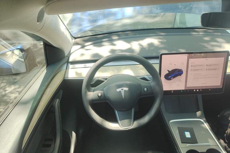 Used Tesla Model Y 2022 Revised Version Long-Range All-Wheel Drive Steering Wheel