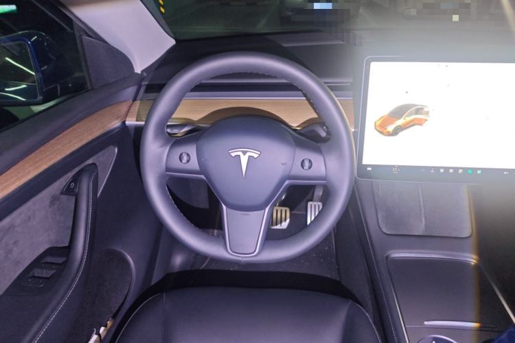 Used Tesla Model Y 2022 Performance High-Performance All-Wheel-Drive Version Steering Wheel