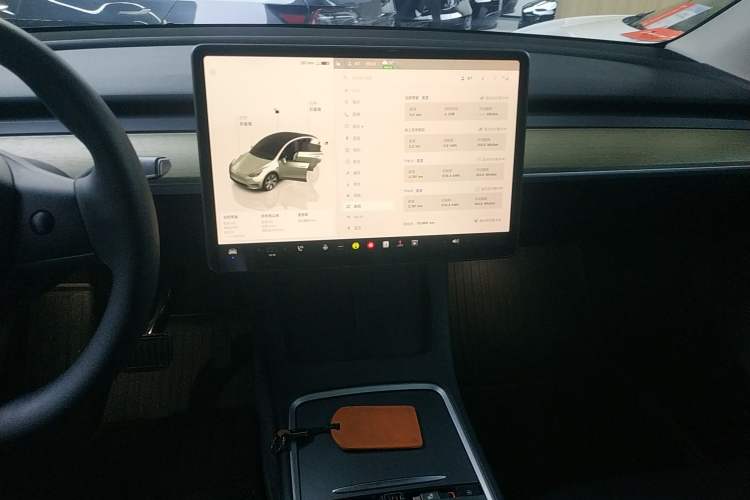 Used Tesla Model Y 2022 Revised Version Rear-Wheel Drive Audio And AC Panel
