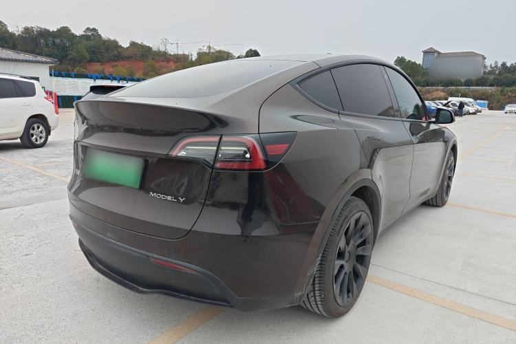Used Tesla Model Y 2022 Revised Version Rear-Wheel Drive Rear Right 45 Deg