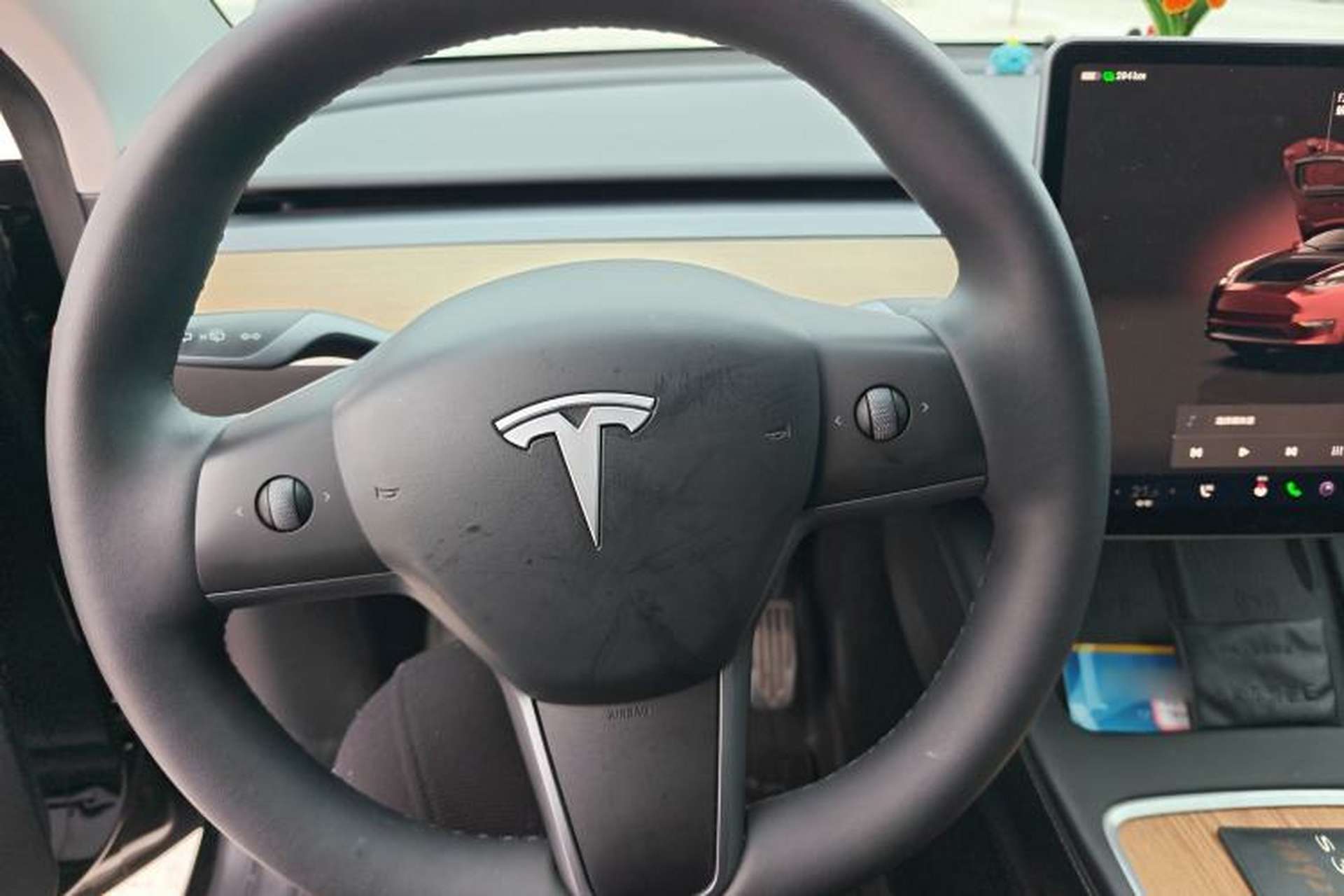 Used Tesla Model Y 2022 Revised Version Rear-Wheel Drive Steering Wheel