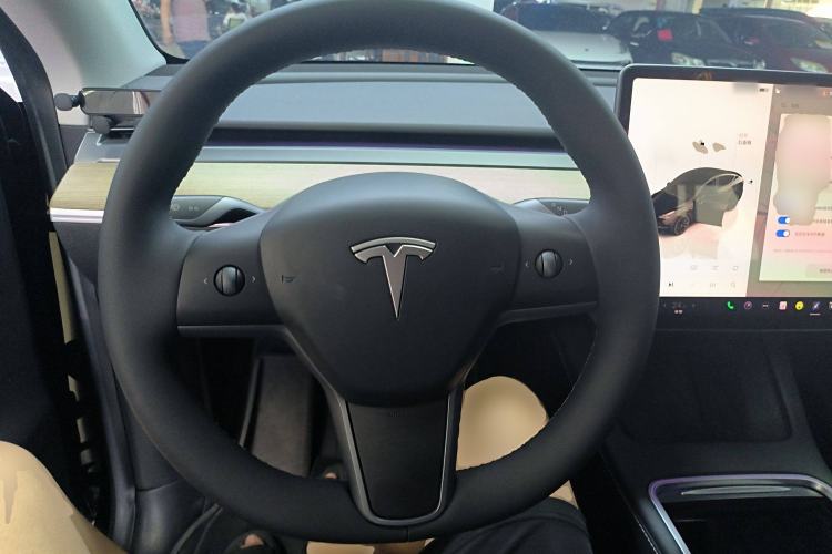 Used Tesla Model Y 2022 Revised Version Rear-Wheel Drive Steering Wheel