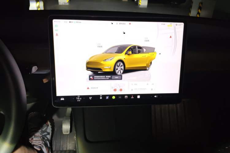Used Tesla Model Y 2022 Revised Version Rear-Wheel Drive Audio And AC Panel