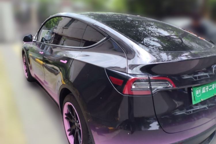 Used Tesla Model Y 2022 Rear-Wheel-Drive Version Rear Left 45 Deg