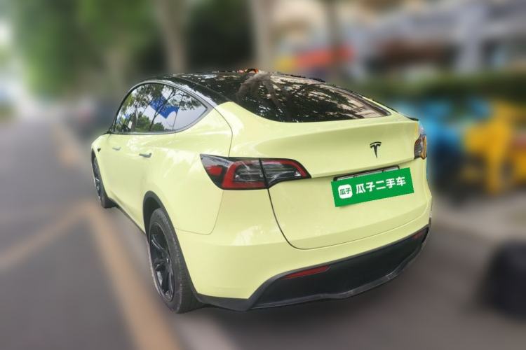 Used Tesla Model Y 2022 Long-Range All-Wheel-Drive Version Rear Left 45 Deg