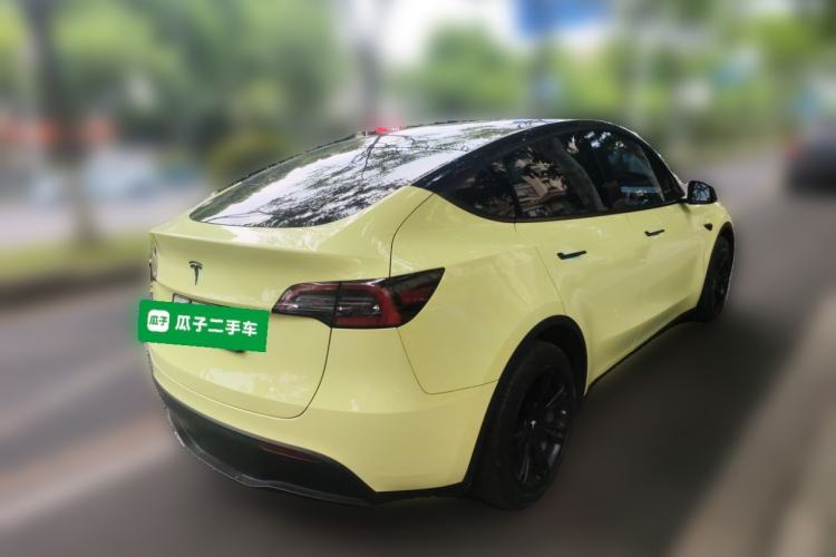 Used Tesla Model Y 2022 Long-Range All-Wheel-Drive Version Rear Right 45 Deg