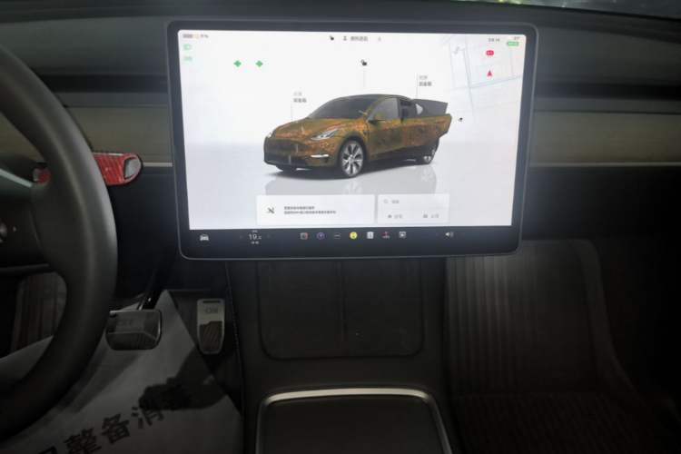 Used Tesla Model Y 2022 Revised Version Rear-Wheel Drive Audio And AC Panel