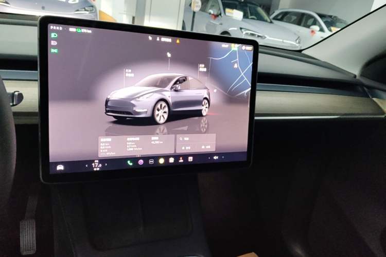Used Tesla Model Y 2022 Revised Version Rear-Wheel Drive Audio And AC Panel