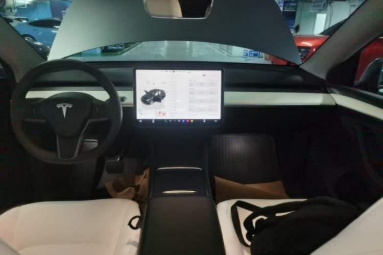 Used Tesla Model Y 2022 Revised Version Rear-Wheel Drive Audio And AC Panel