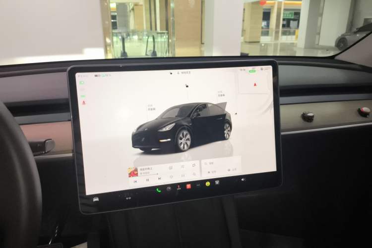 Used Tesla Model Y 2022 Rear-Wheel-Drive Version Audio And AC Panel