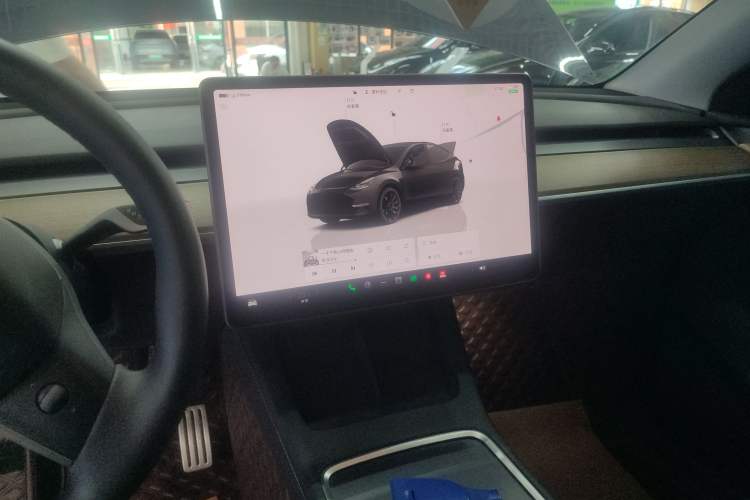 Used Tesla Model Y 2022 Performance High-Performance All-Wheel-Drive Version Audio And AC Panel