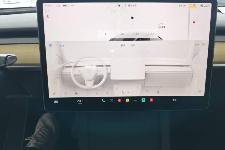 Used Tesla Model Y 2022 Revised Version Rear-Wheel Drive Audio And AC Panel
