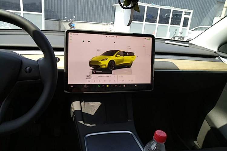 Used Tesla Model Y 2022 Revised Version Rear-Wheel Drive Audio And AC Panel