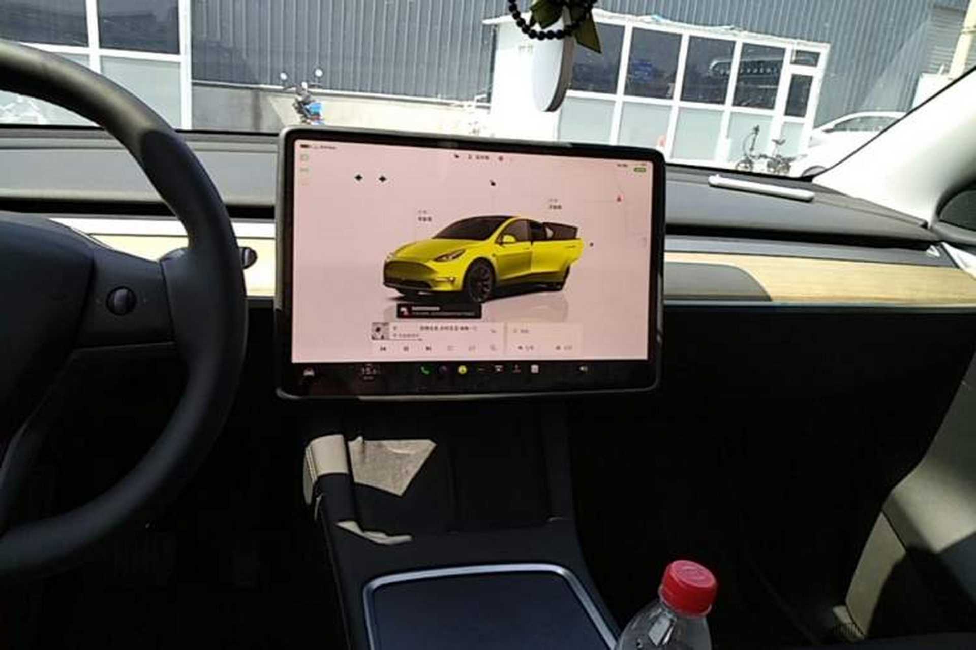Used Tesla Model Y 2022 Revised Version Rear-Wheel Drive Audio And AC Panel