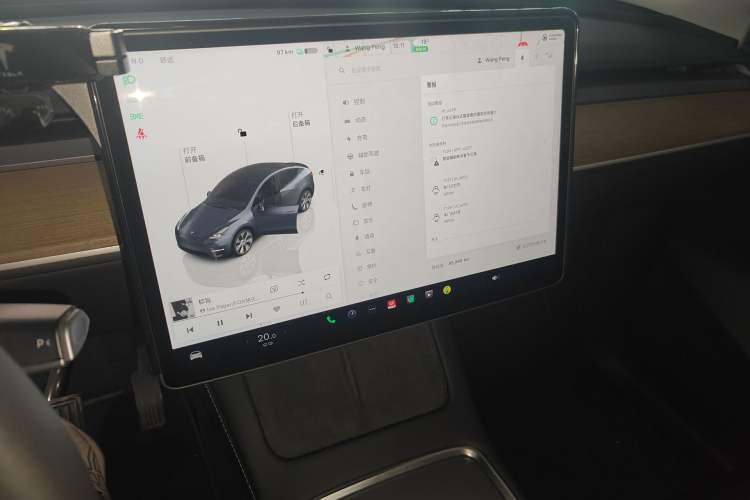 Used Tesla Model Y 2022 Rear-Wheel-Drive Version Audio And AC Panel