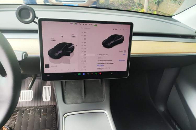 Used Tesla Model Y 2022 Rear-Wheel-Drive Version Audio And AC Panel