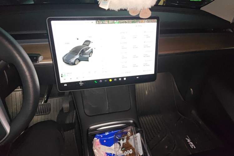 Used Tesla Model Y 2022 Rear-Wheel-Drive Version Audio And AC Panel
