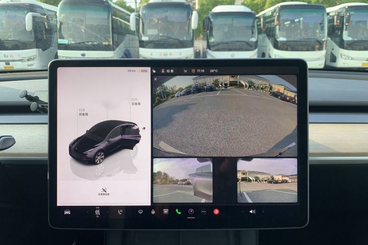 Used Tesla Model Y 2022 Rear-Wheel-Drive Version Audio And AC Panel