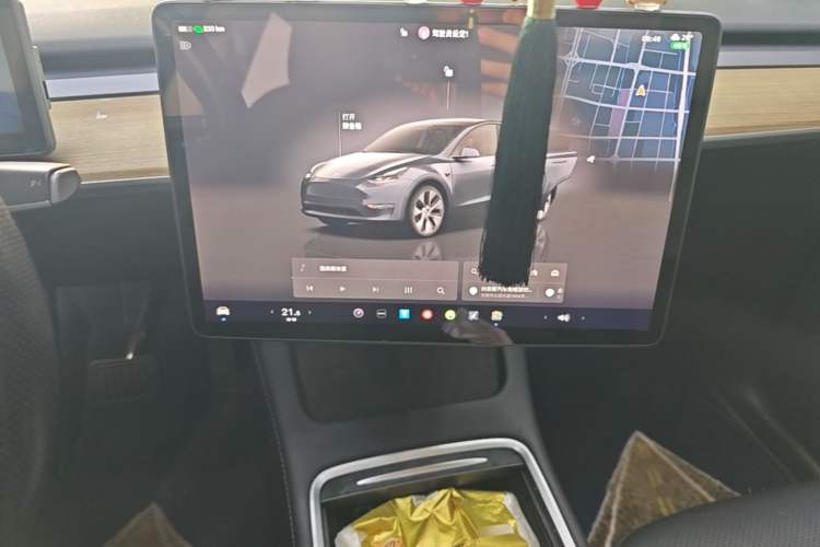 Used Tesla Model Y 2022 Rear-Wheel-Drive Version Audio And AC Panel