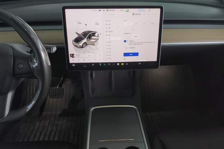 Used Tesla Model Y 2022 Rear-Wheel-Drive Version Audio And AC Panel