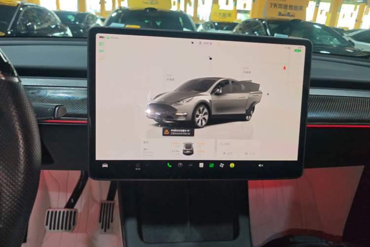 Used Tesla Model Y 2022 Revised Version Rear-Wheel Drive Audio And AC Panel