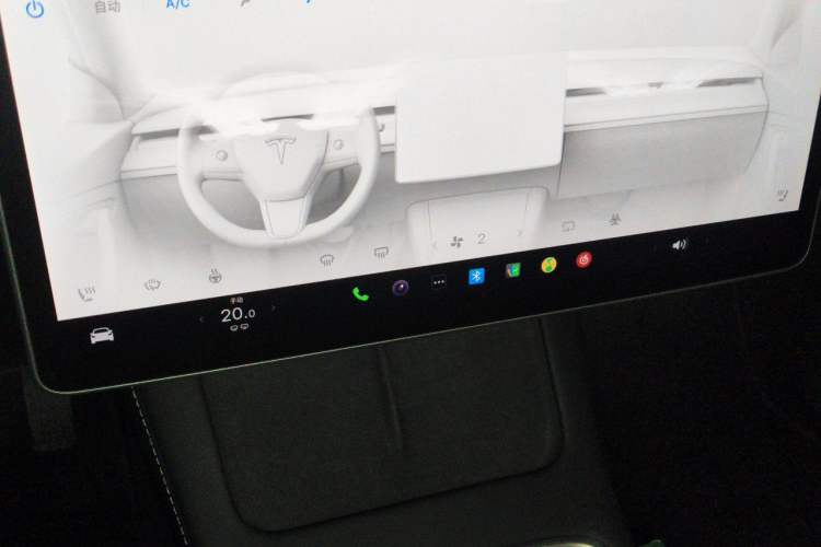 Used Tesla Model Y 2022 Revised Version Rear-Wheel Drive Audio And AC Panel