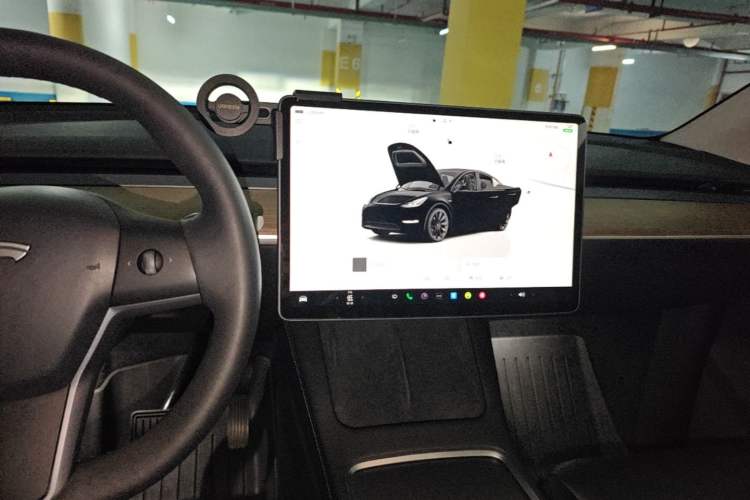 Used Tesla Model Y 2022 Revised Version Rear-Wheel Drive Audio And AC Panel