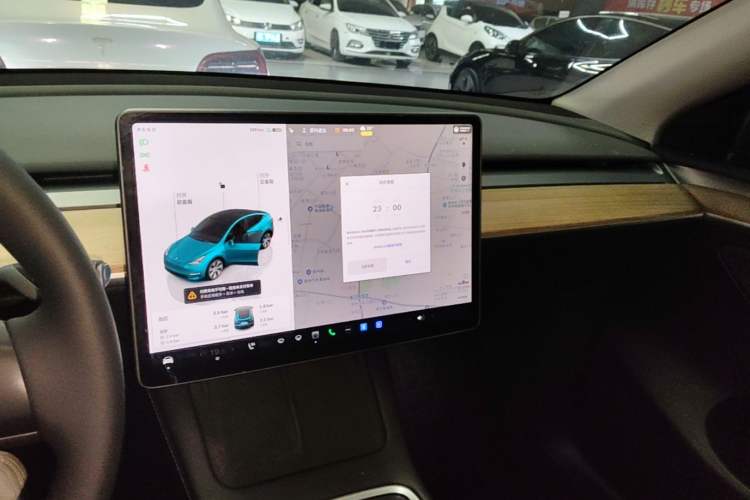 Used Tesla Model Y 2022 Rear-Wheel-Drive Version Audio And AC Panel