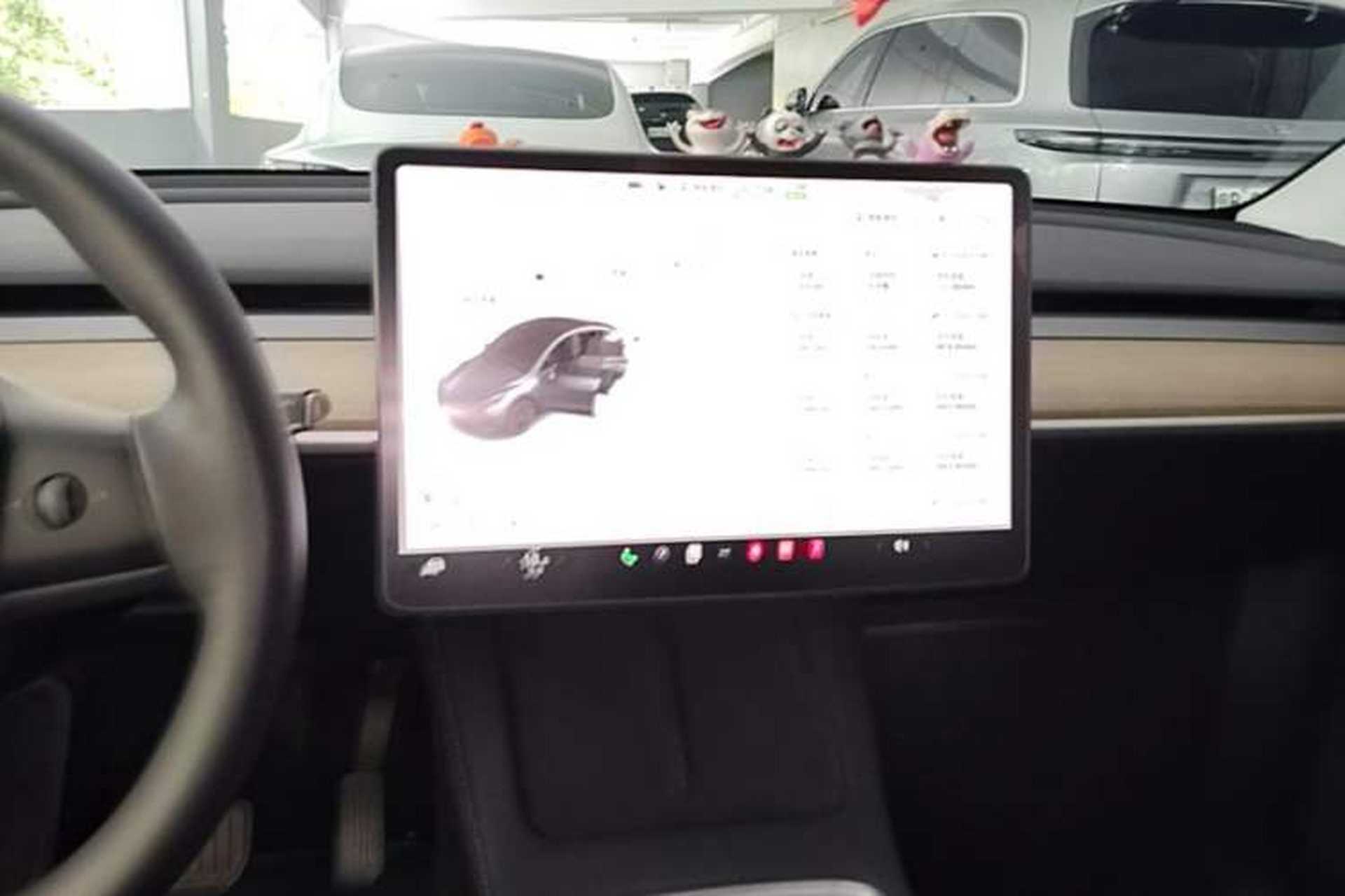 Used Tesla Model Y 2022 Revised Version Long-Range All-Wheel Drive Audio And AC Panel
