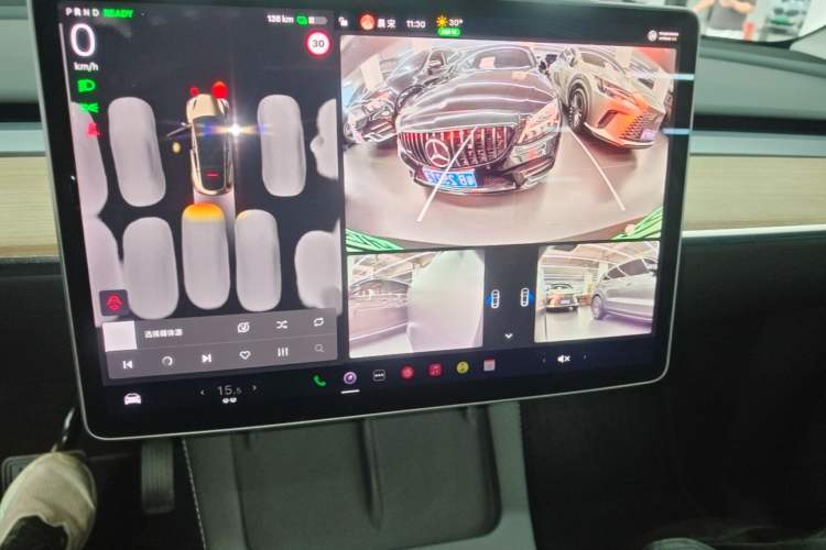 Used Tesla Model Y 2022 Revised Version Rear-Wheel Drive Audio And AC Panel