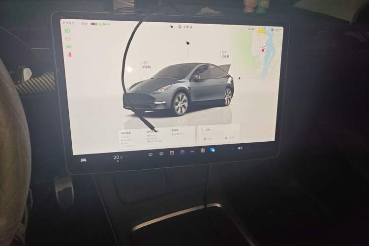 Used Tesla Model Y 2022 Revised Version Rear-Wheel Drive Audio And AC Panel
