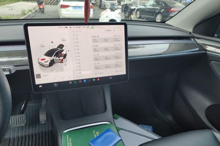 Used Tesla Model Y 2022 Revised Version Rear-Wheel Drive Audio And AC Panel