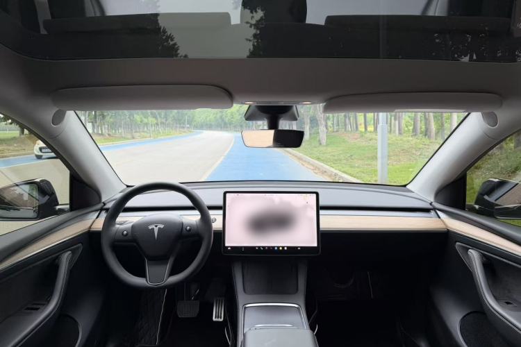 Used Tesla Model Y 2022 Revised Version Rear-Wheel Drive Audio And AC Panel