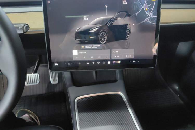 Used Tesla Model Y 2022 Revised Version Rear-Wheel Drive Audio And AC Panel