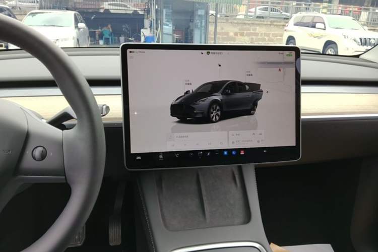 Used Tesla Model Y 2022 Revised Version Rear-Wheel Drive Audio And AC Panel