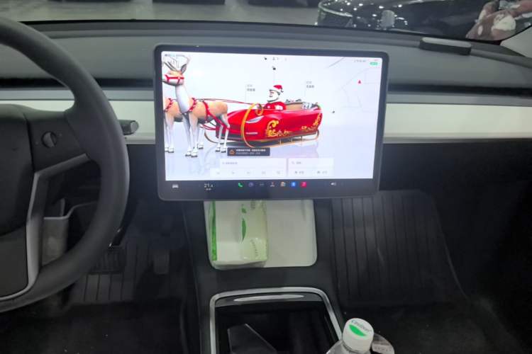 Used Tesla Model Y 2022 Revised Version Rear-Wheel Drive Audio And AC Panel