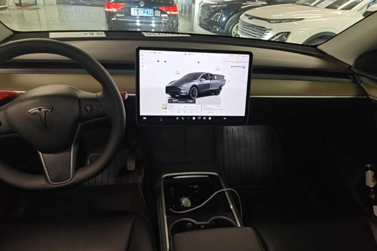 Used Tesla Model Y 2022 Revised Version Rear-Wheel Drive Audio And AC Panel