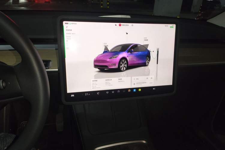 Used Tesla Model Y 2022 Rear-Wheel-Drive Version Audio And AC Panel