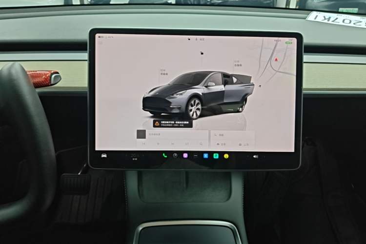 Used Tesla Model Y 2022 Revised Version Rear-Wheel Drive Audio And AC Panel
