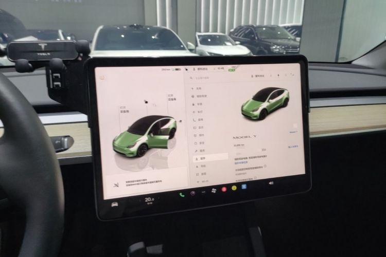 Used Tesla Model Y 2022 Revised Version Rear-Wheel Drive Audio And AC Panel