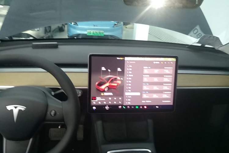 Used Tesla Model Y 2022 Rear-Wheel-Drive Version Audio And AC Panel